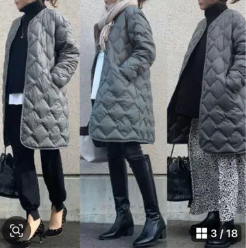 미사용 새상품 유니클로 울트라 라이트 다운 릴랙스 코트 M