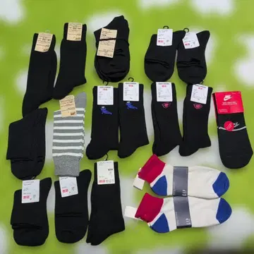 새상품 삭스 MUJI UNIQLO NIKE GAP 합계 21켤레