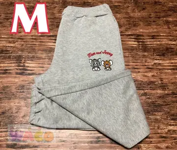 톰과 제리 속기모 스웨트 팬츠 M 사이즈 여성용