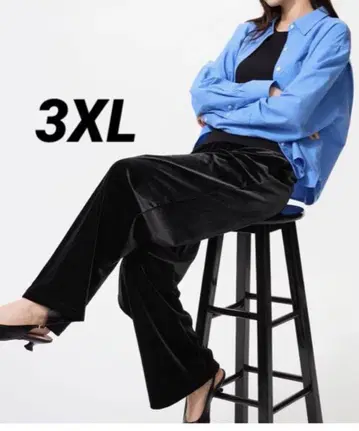 미사용 새상품 유니클로 소프트 벨로아 이지 팬츠 3XL