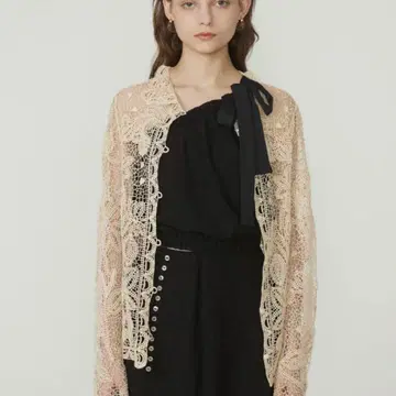eaphi EMBROIDERY LACE BLOUSE