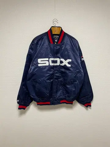 MLB 매제스틱 구 로고 화이트삭스 바시티 자켓 쿠퍼스타운