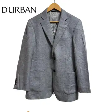 새상품급 D'URBAN 캐시미어 혼방 그레이 테일러드 자켓