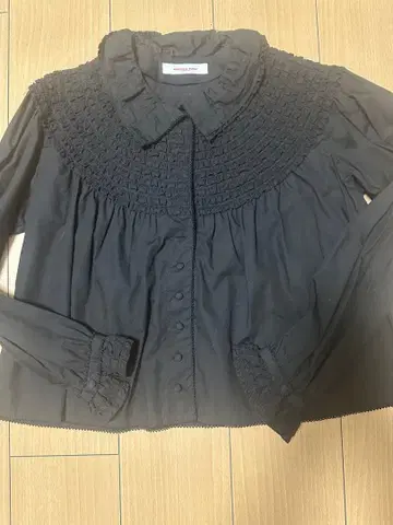 WONDERFUL WORLD 블랙 긴팔 셔츠