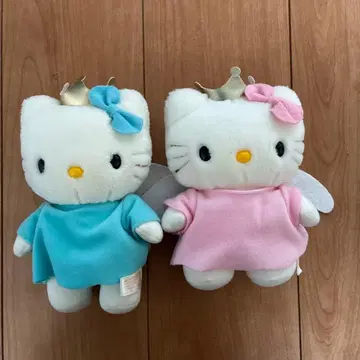 헬로키티 봉제 인형 2개 세트