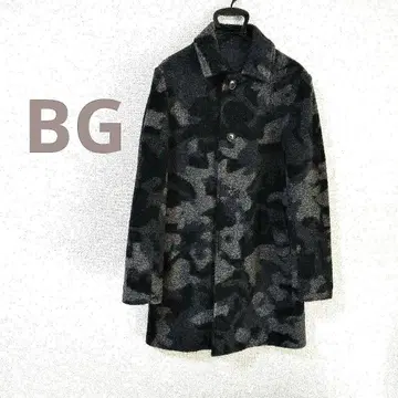 비지 BG() 카모 패턴 울 스텐카라 코트 L