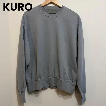 KURO 크로 맨투맨 사이즈 0