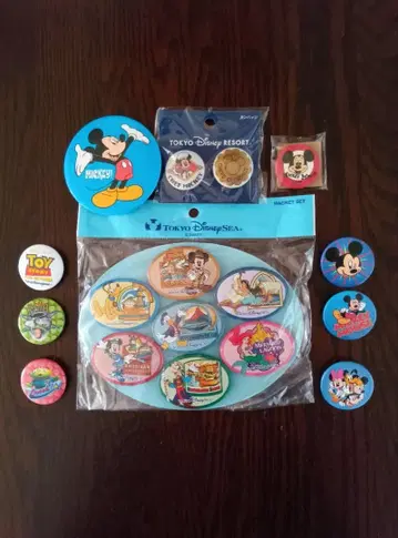 도쿄디즈니씨 마그넷 세트 (새상품) 외, 캔뱃지
