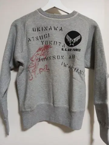 버즈릭슨 U.S. Air Force 맨투맨 S (여성용 M 상당)