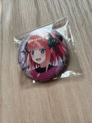 나카노 니노 5등분의 신부 애니메이트 Blu-ray 구매 혜택 캔뱃지