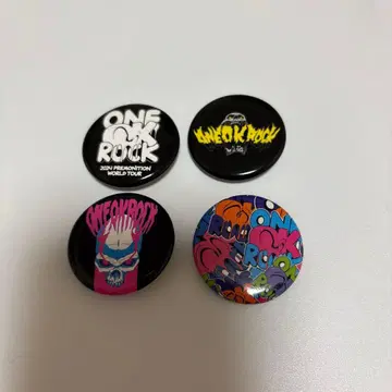 ONE OK ROCK 캔뱃지 4개 세트