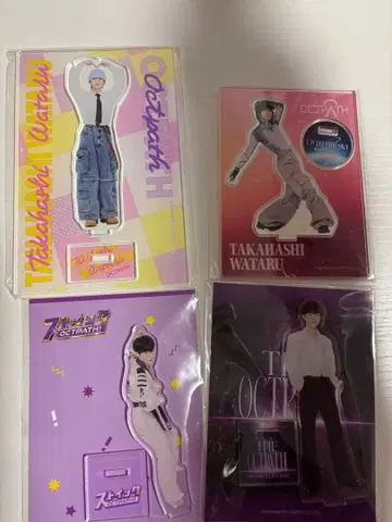 OCTPATH 아크릴 스탠드 4개 세트