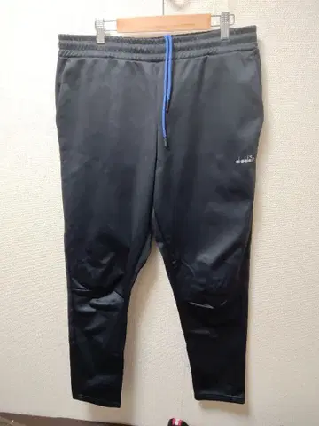 diadora 블랙 조거 팬츠 속기모