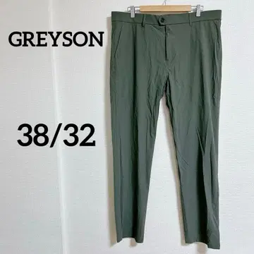 레어 GREYSON 그레이슨 [ 38/32 ] 올리브 그린 슬랙스 그린