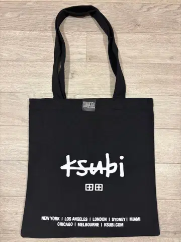 [ 새상품 미사용 ] ksubi 블랙 토트백