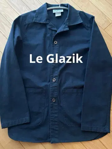 [ 새상품급 ] 네이비 코튼 테일러드 자켓 프랑스제