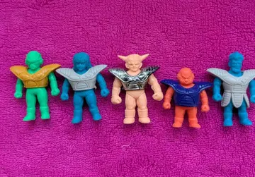 드래곤볼 지우개 피규어 기뉴 특전대 5체 세트