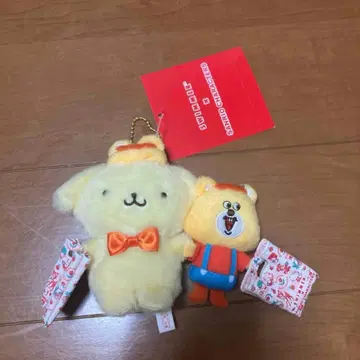 택 포함 미사용 새상품 swimmer x 산리오 폼폼푸딩 키링