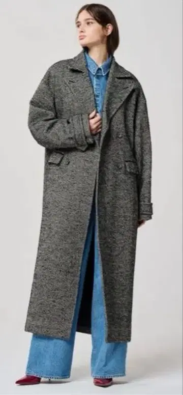 uncrave 롱 체스터 코트 ( uncrave WHITE )