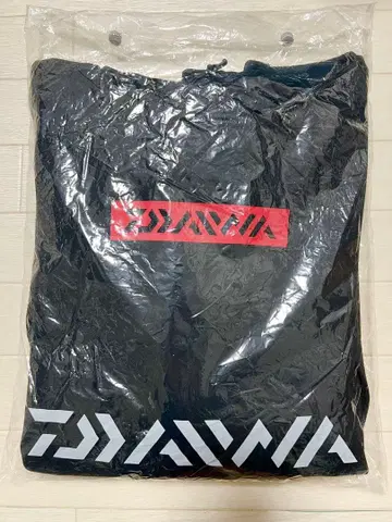 미사용 새상품 DAIWA DE-8921 라이트 후드 맨투맨 블랙 XL