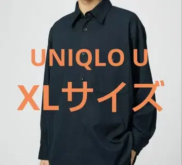 트윌 워크 오버사이즈 셔츠 유니클로 유니클로u 네이비 xl