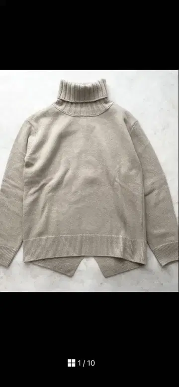 [ 새상품 스테디셀러 ] 두지엠 클라세 캐시미어 JADE 터틀넥 스웨터