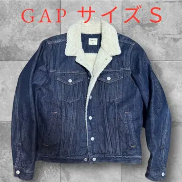 GAP 보아 옷깃 다크 데님 자켓 S