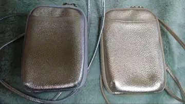 레더 지퍼 슬림 월렛 숄더 B 세트