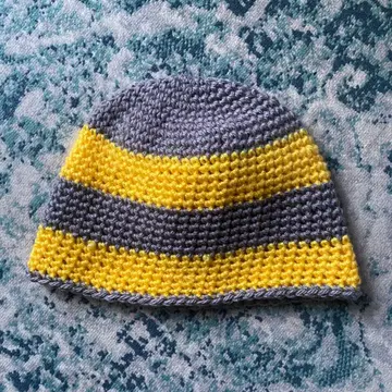 비니 크로셰 뜨개질