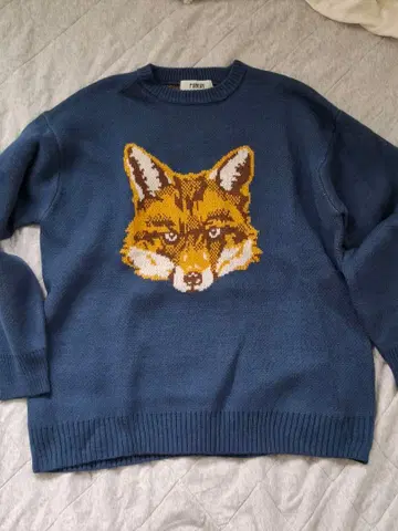 PUBLUX PUBULUX 폭스 패턴 니트 스웨터