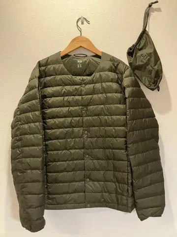 미사용 유니클로 울트라 라이트 다운 컴팩트 자켓 2WAY 가디건