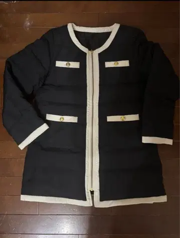 [ 미사용 새상품 ] 경량 포켓터블 다운 자켓 노카라 퀼팅 자켓