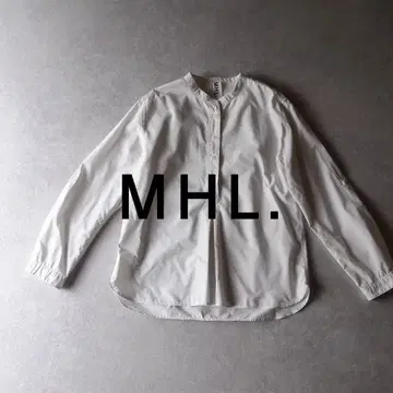 새상품급 MHL. 밴드 카라 블라우스 셔츠 마가렛호웰 D348