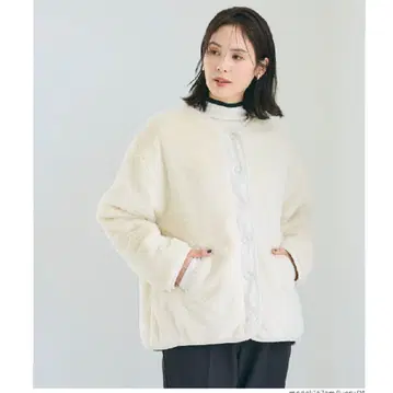 coca 워셔블 리버서블 퀼팅 블루종