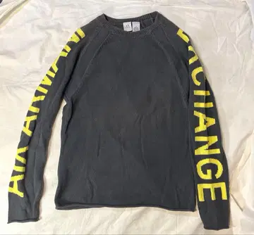 USED Armani Exchange 얇은 소재 코튼 니트 M