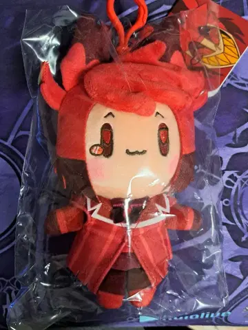 해즈빈 호텔 앉은 마스코트 알래스터 봉제 인형