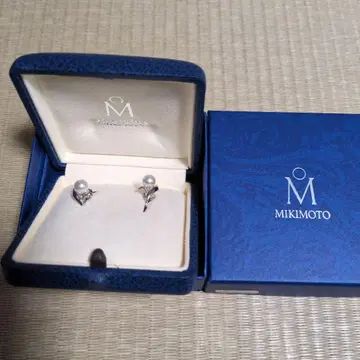 미키모토 진주 실버 귀찌