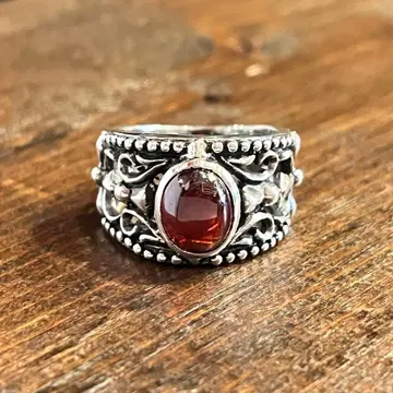 [ New Arrivals ] 실버 925 반지 Red