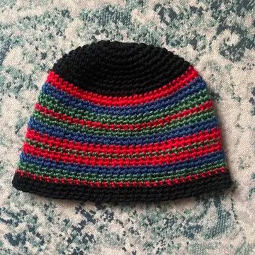 크러셔 모자 크로셰 모자 비니 크로셰 뜨개질