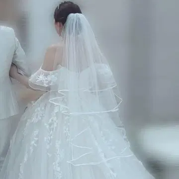 결혼식 신부 베일 웨딩