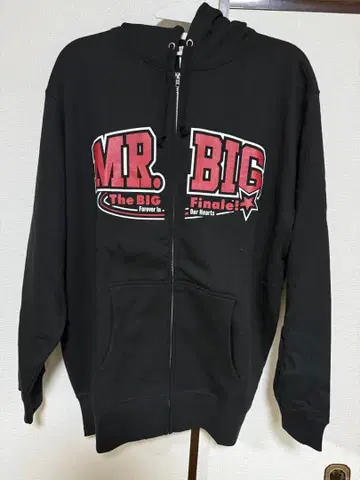 MR.BIG 후드티 XL 블랙 2025년 투어