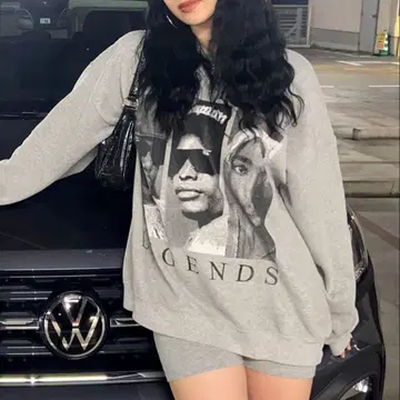 HIP HOP LEGENDS 트레이닝복 그레이