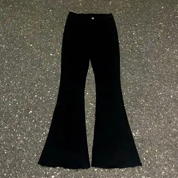 00s unknown black flare denim grunge y2k