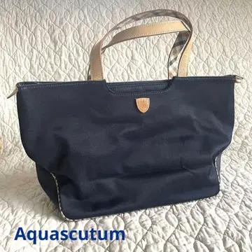 Aquascutum 미사용 토트백 비즈니스 백 아쿠아 스큐텀