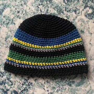 크러셔 모자 크로셰 모자 비니 크로셰 뜨개질