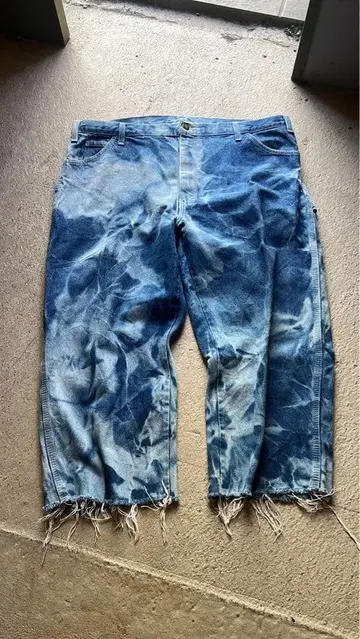 Dickies 블리치 데님 팬츠 데미지 디키즈