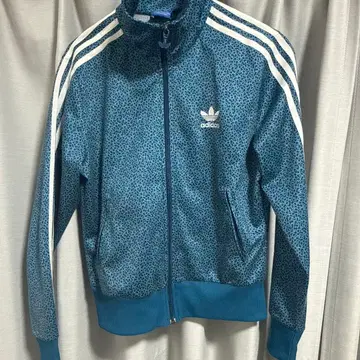 adidas 레오파드 무늬 집업 자켓