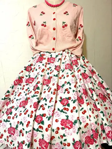 체리 체리 가디건 핑크 M 사이즈