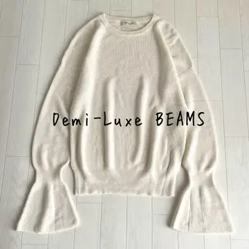 [컨디션 최상] Demi-Luxe BEAMS 소매 플레어 니트