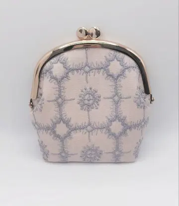 미나 페르호넨 anemone (pink) 칸막이 부착 가마구치 지갑